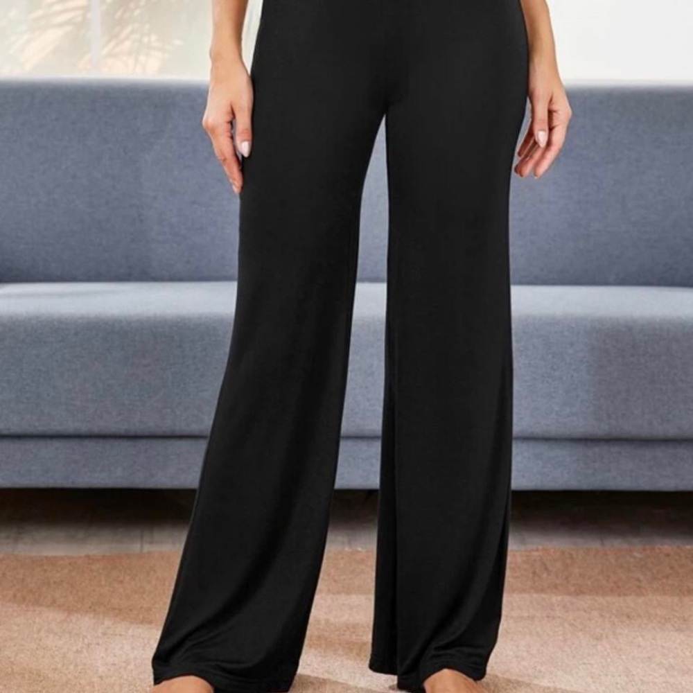 Wide leg yoga lounge pants